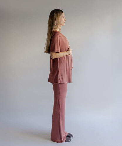 HONEY LOW RISE SET TERRACOTA