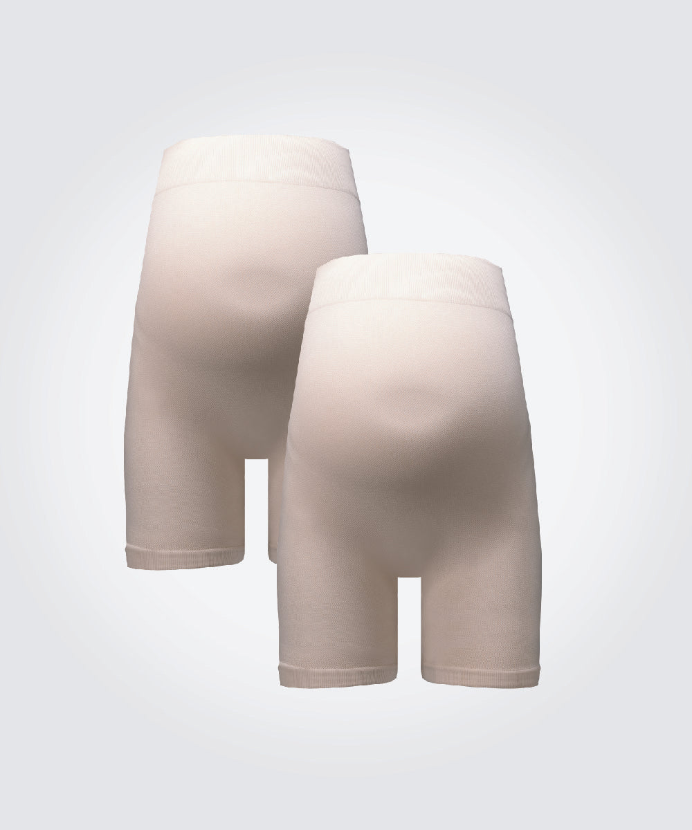 2PACK MATERNITY SHORTS INTIMATES NUDE