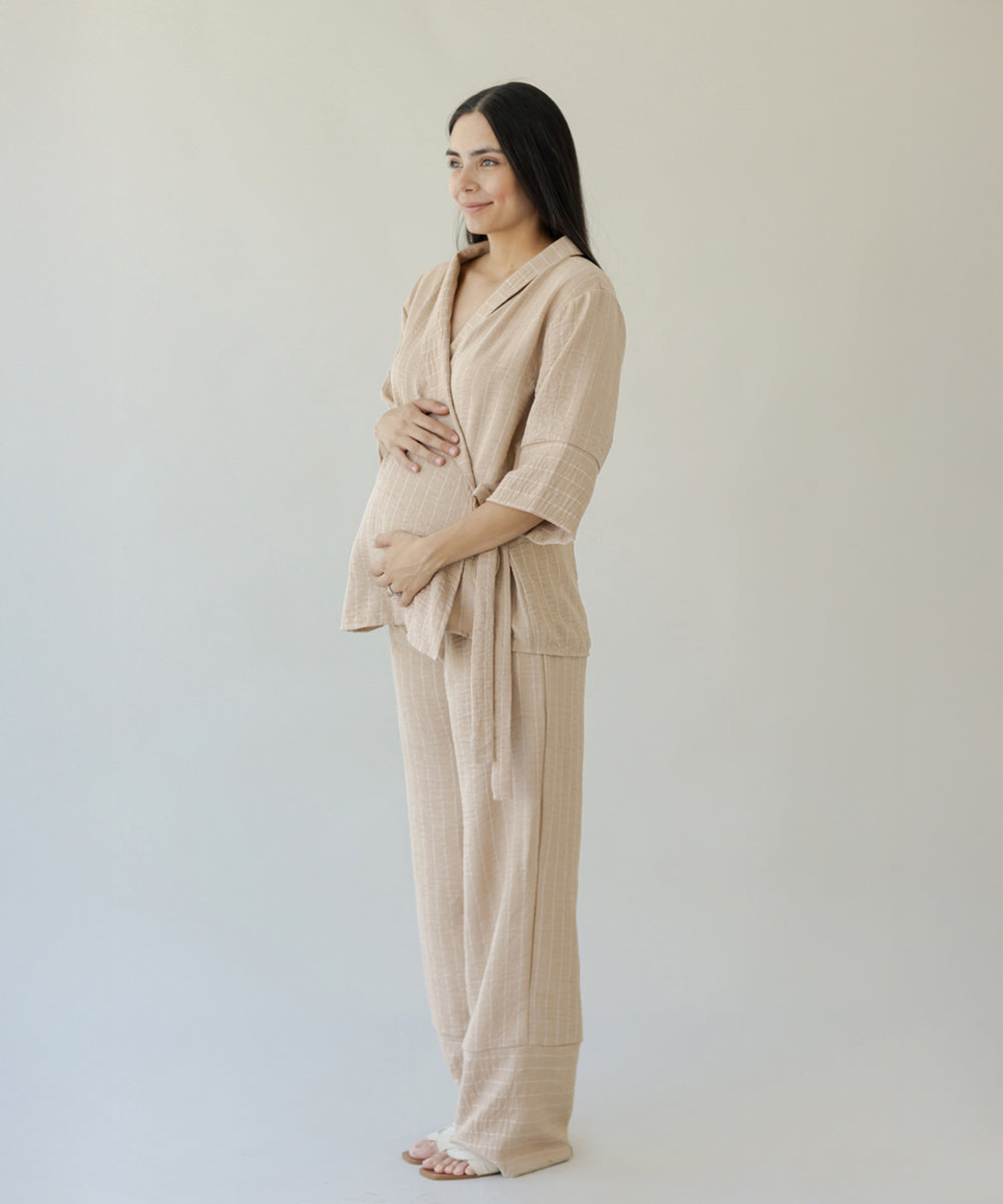 KIMONO SET BEIGE