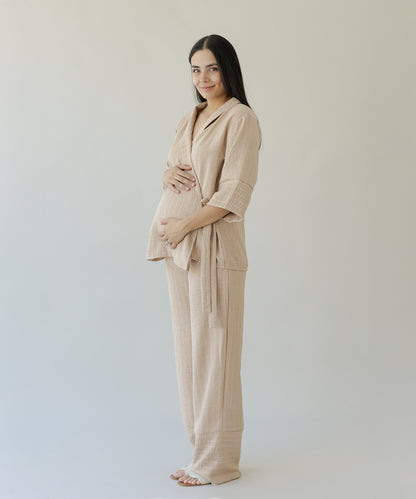 KIMONO SET BEIGE