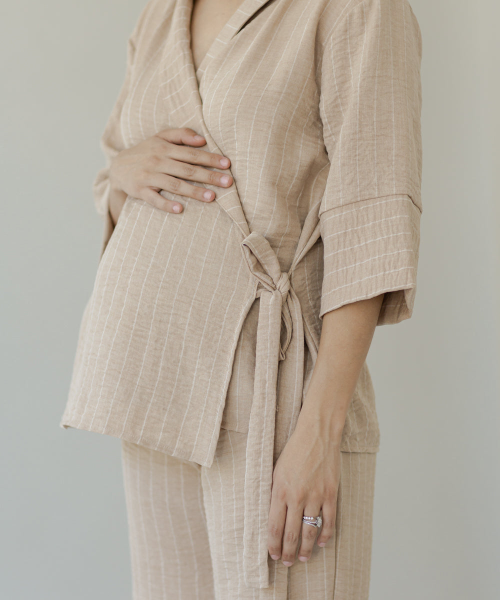 KIMONO SET BEIGE