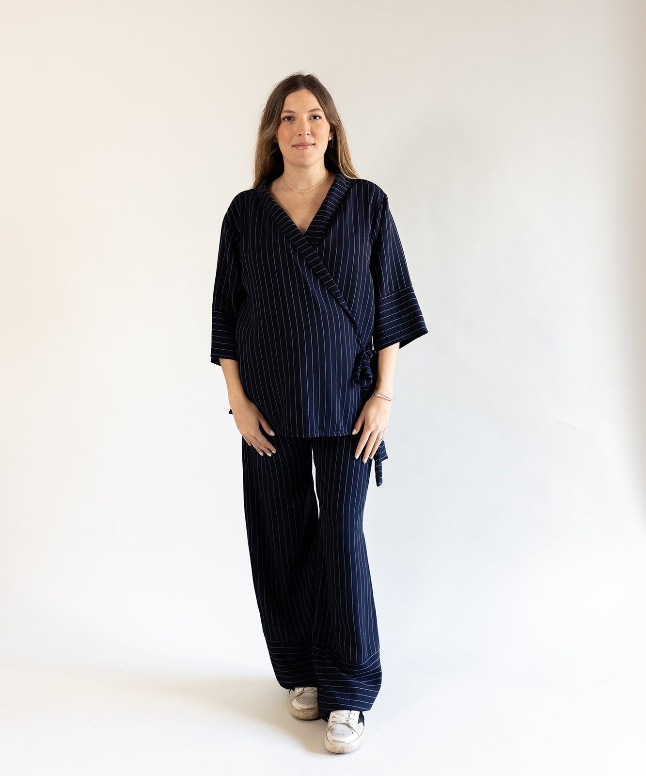 KIMONO SET NAVY