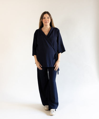 KIMONO SET NAVY