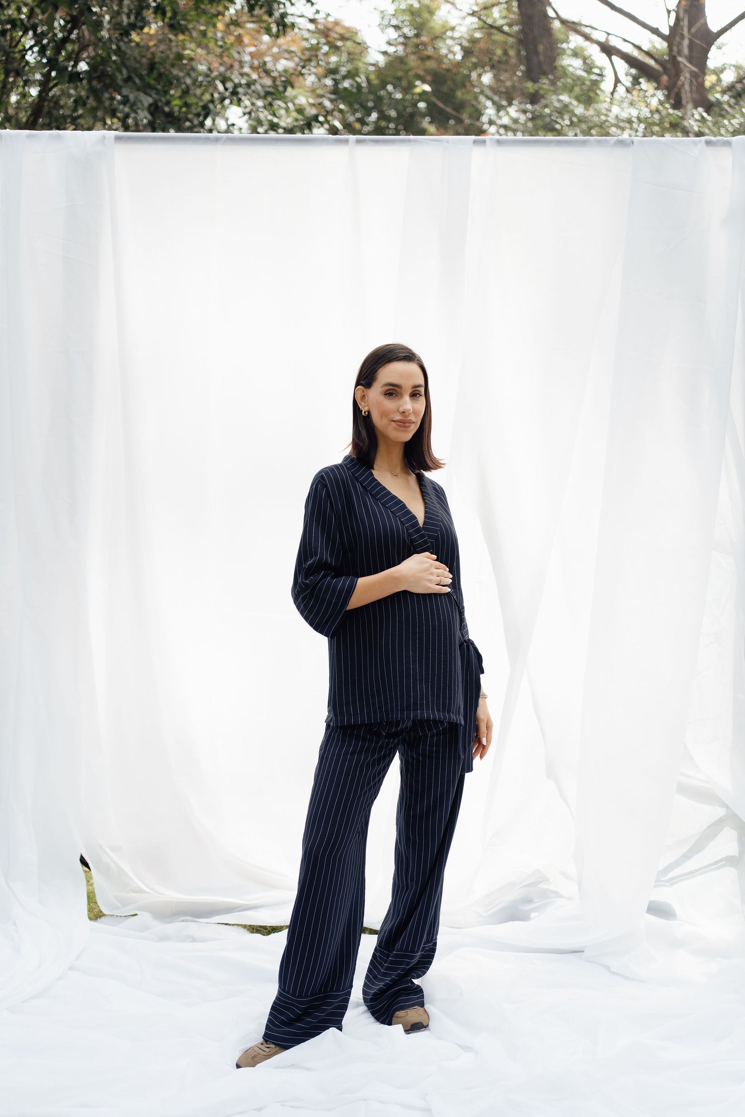 KIMONO SET NAVY