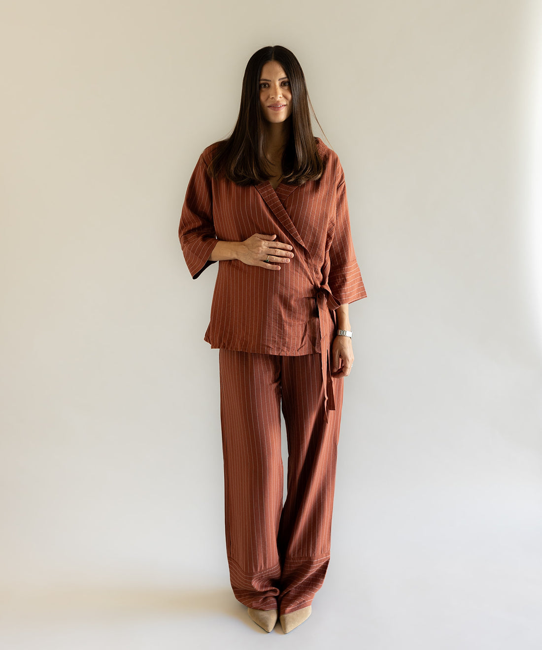 KIMONO SET TERRACOTA