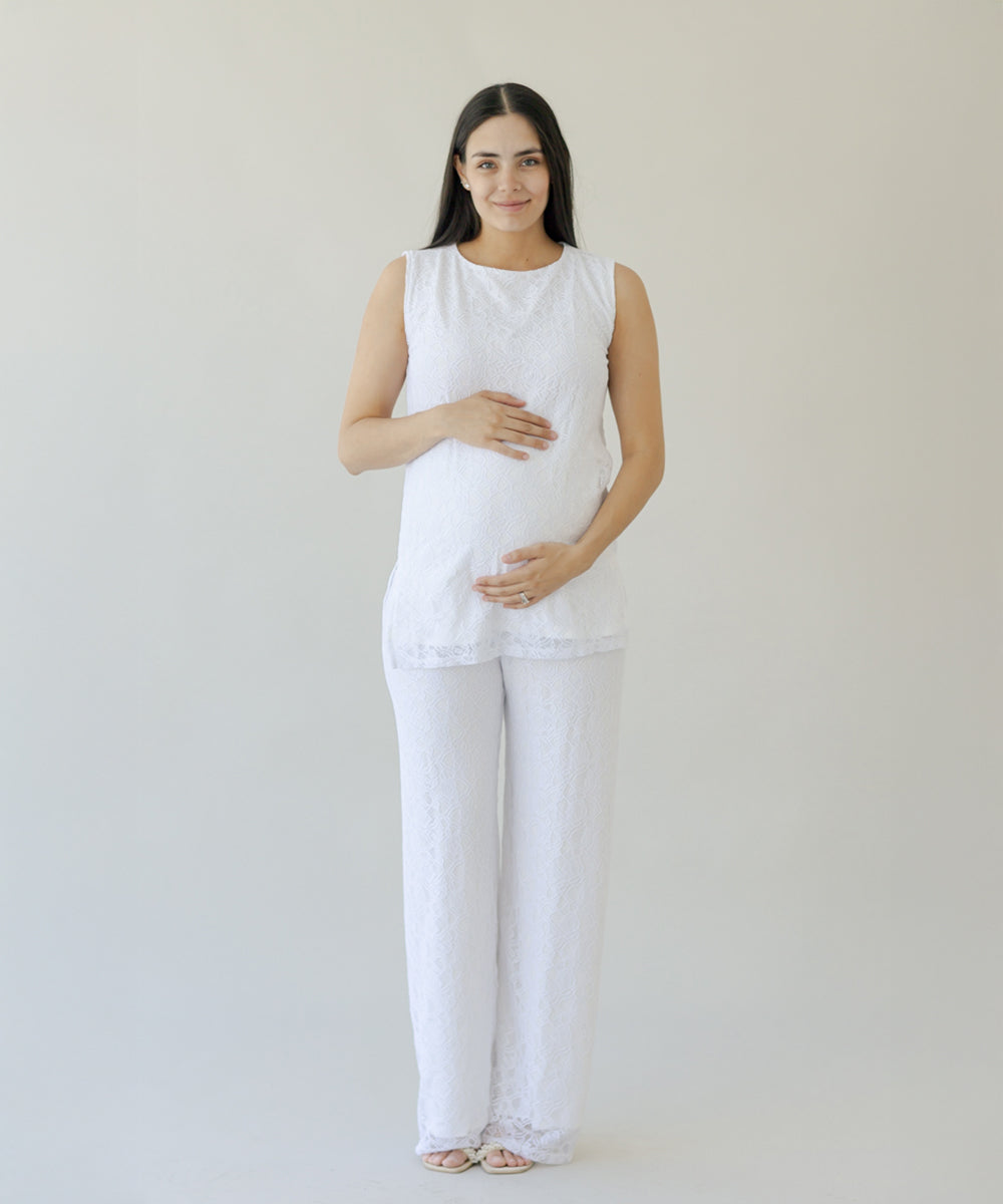 LACE SET WHITE