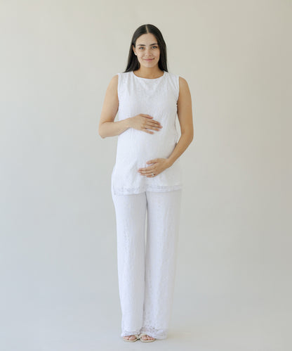 LACE SET WHITE