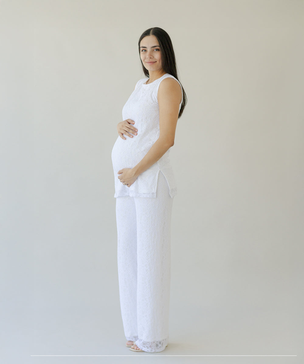 LACE SET WHITE