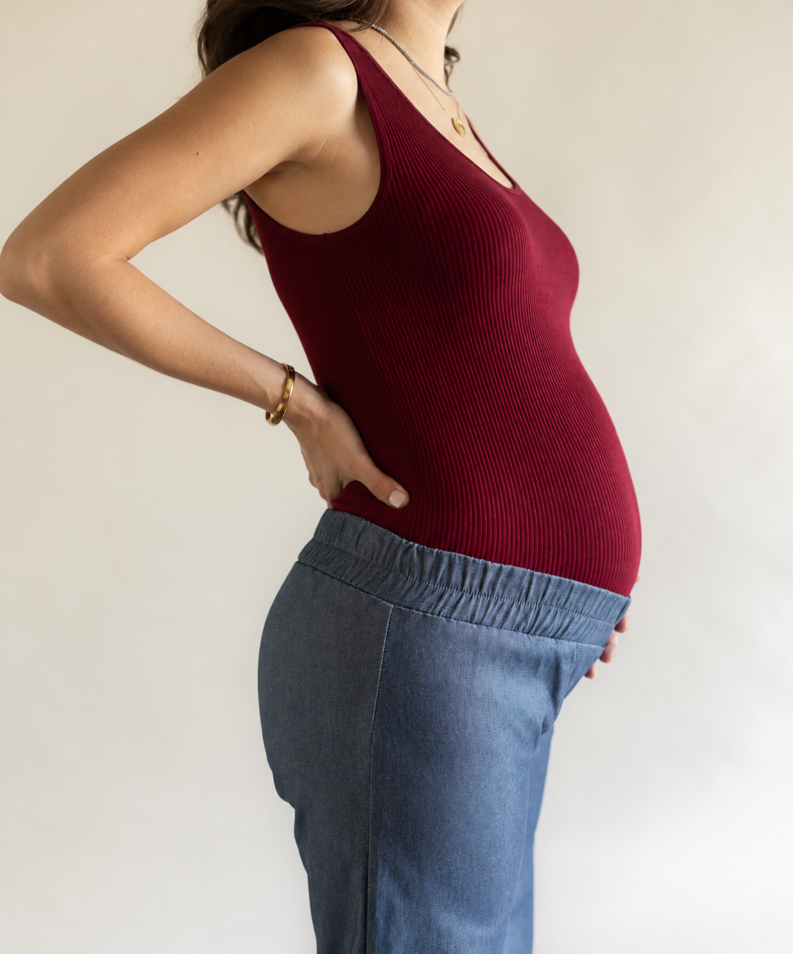 LOW RISE PANTS DENIM