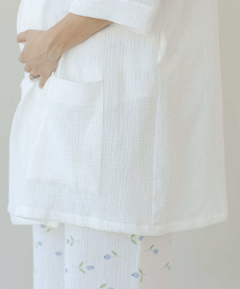 RELAXING ROBE COTTON WHITE