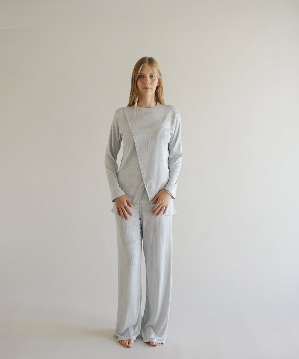 NIGHT IN NURSING PIJAMA BABY BLUE