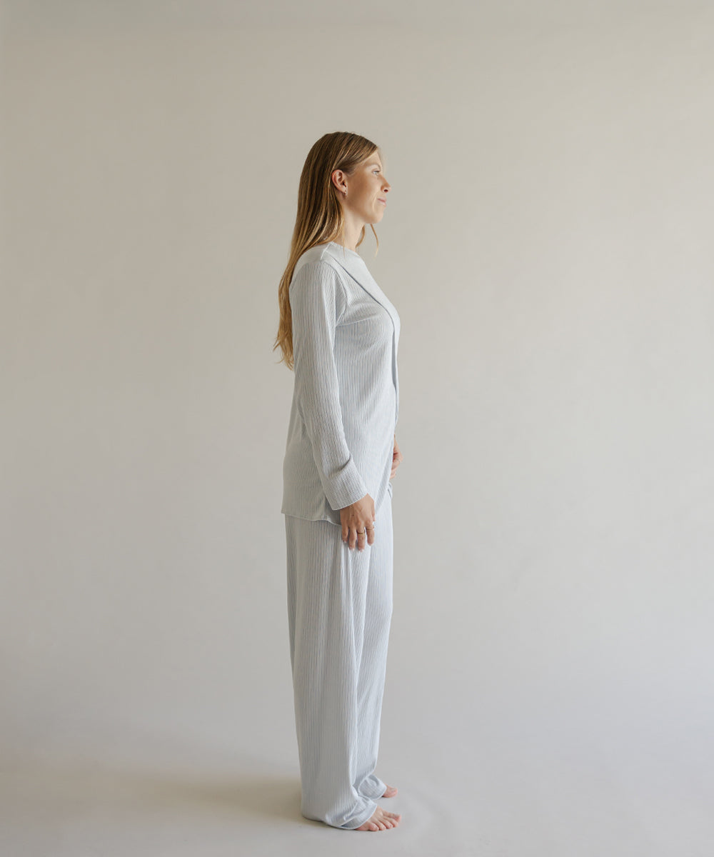 NIGHT IN NURSING PIJAMA BABY BLUE