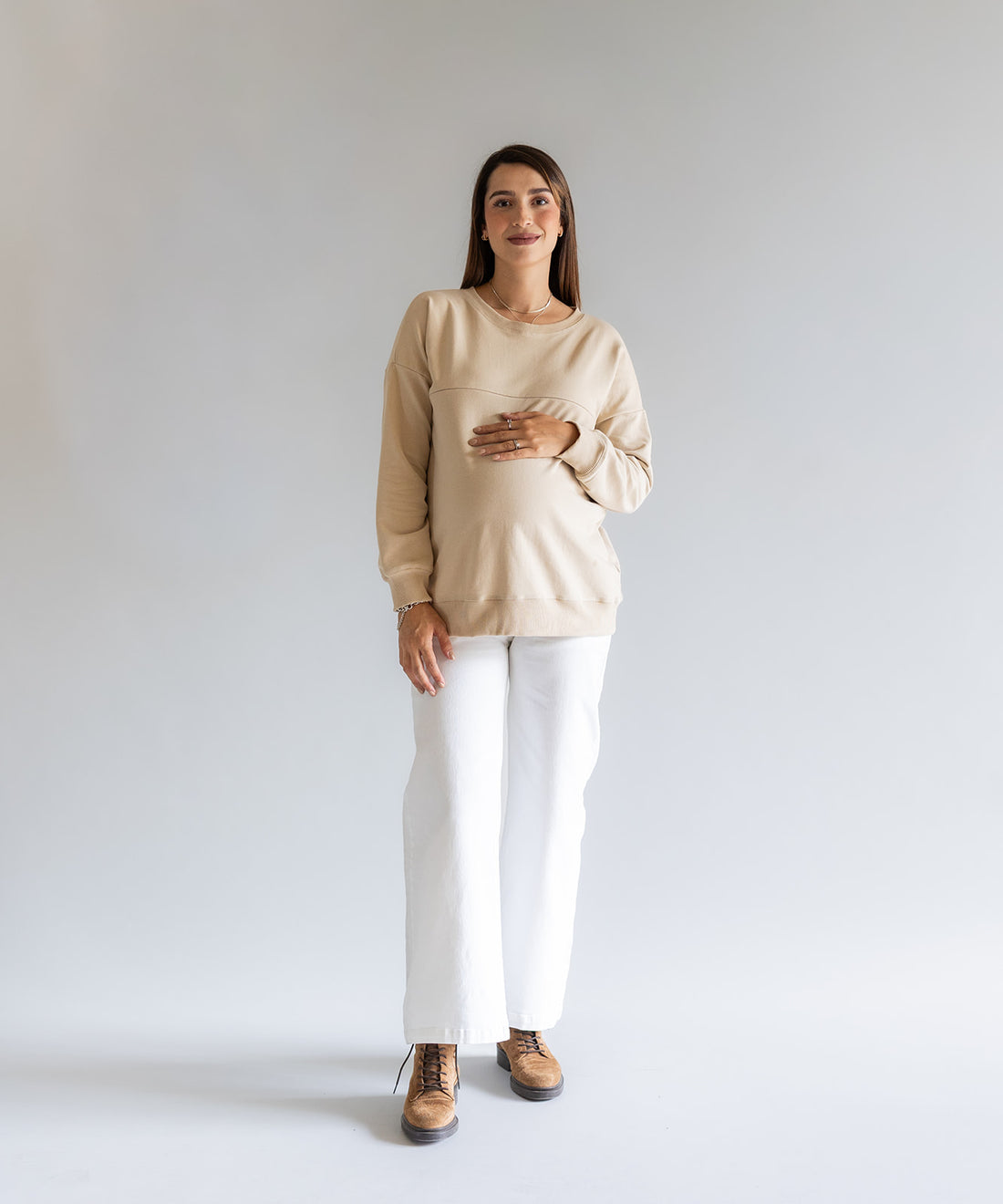 NURSING JACKET BEIGE