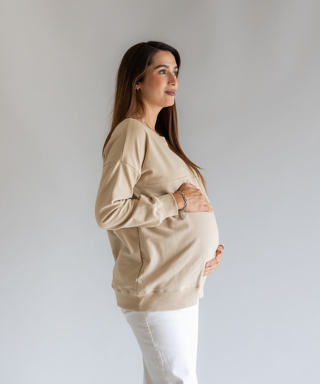 NURSING JACKET BEIGE