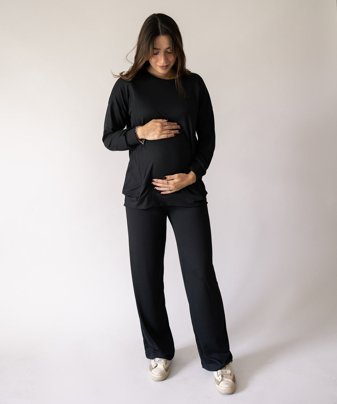 NURSING PANTS BLACK
