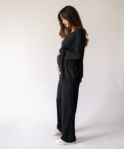 NURSING PANTS BLACK