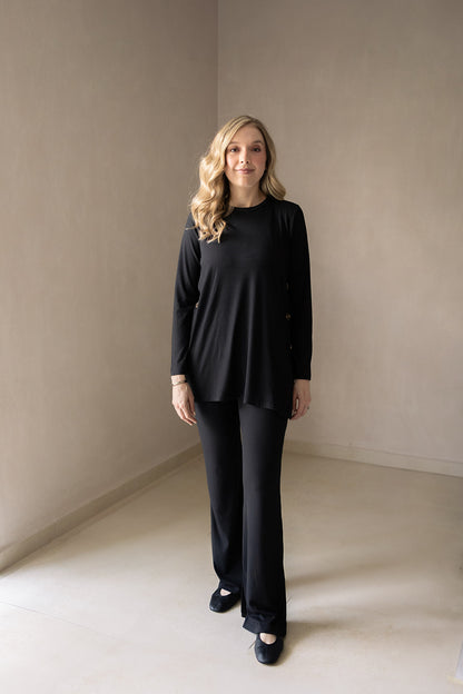 OFFLINE LONG SLEEVE SET BLACK