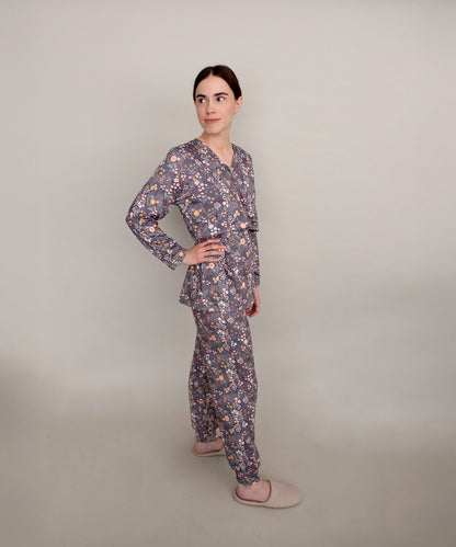RESTING NURSING PIJAMA PRINT