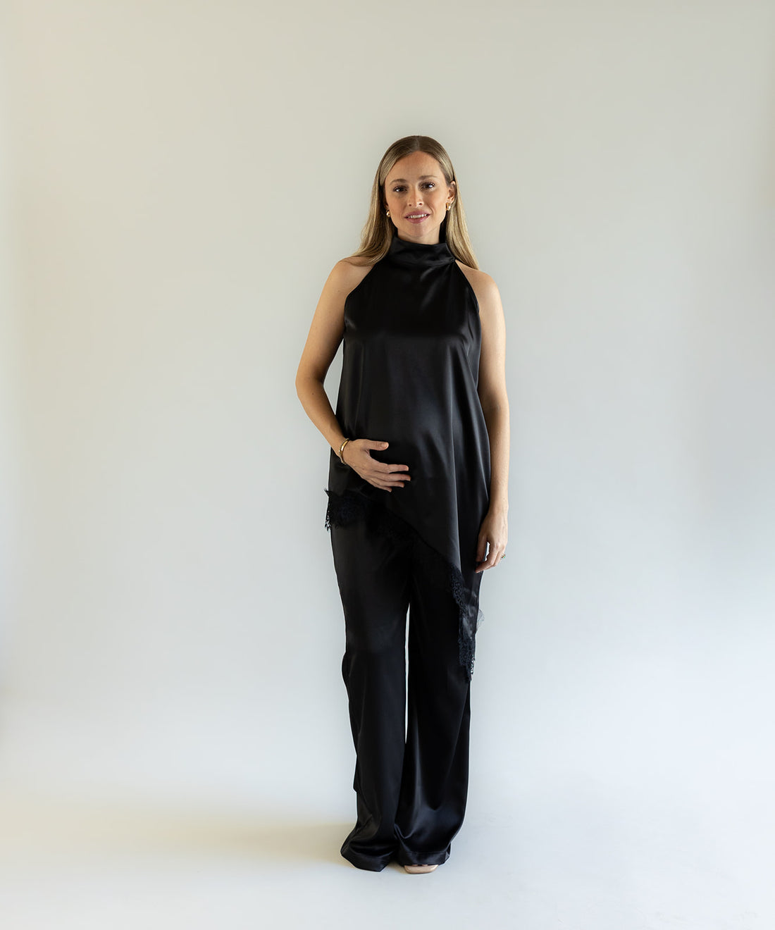 SATIN SET BLACK