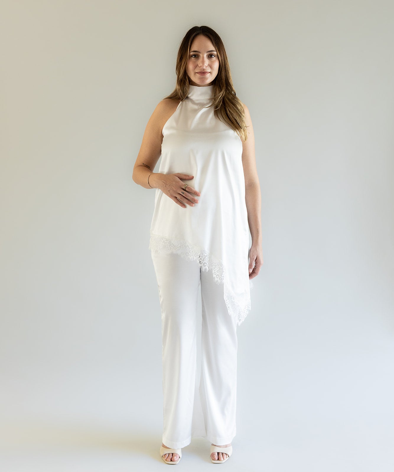 SATIN SET WHITE