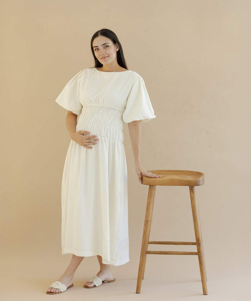 SEASON DRESS IVORY