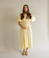 Vestido para embarazada ideal para baby shower, sesiones de maternidad y celebraciones especiales.