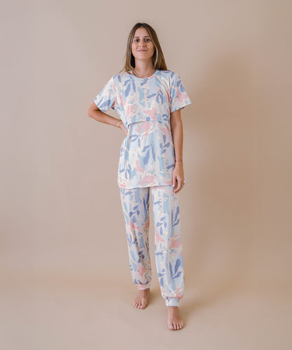 STAY HOME NURSING PIJAMA PRINT