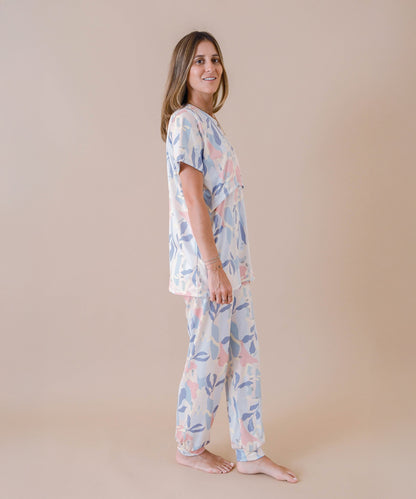 STAY HOME NURSING PIJAMA PRINT