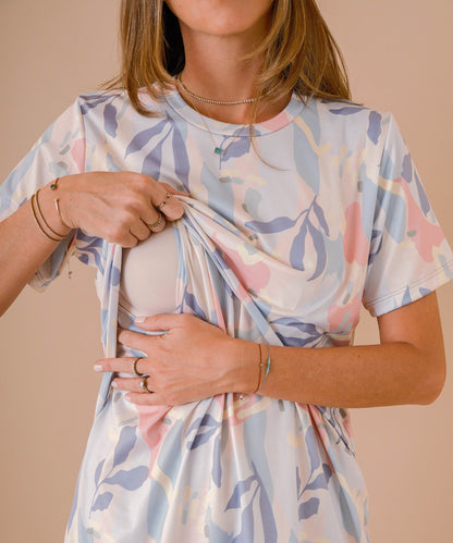STAY HOME NURSING PIJAMA PRINT