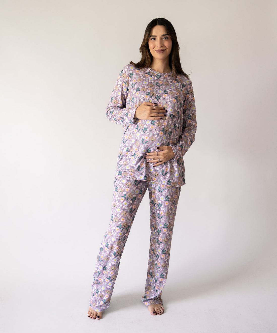 STAY HOME PIJAMA LILA