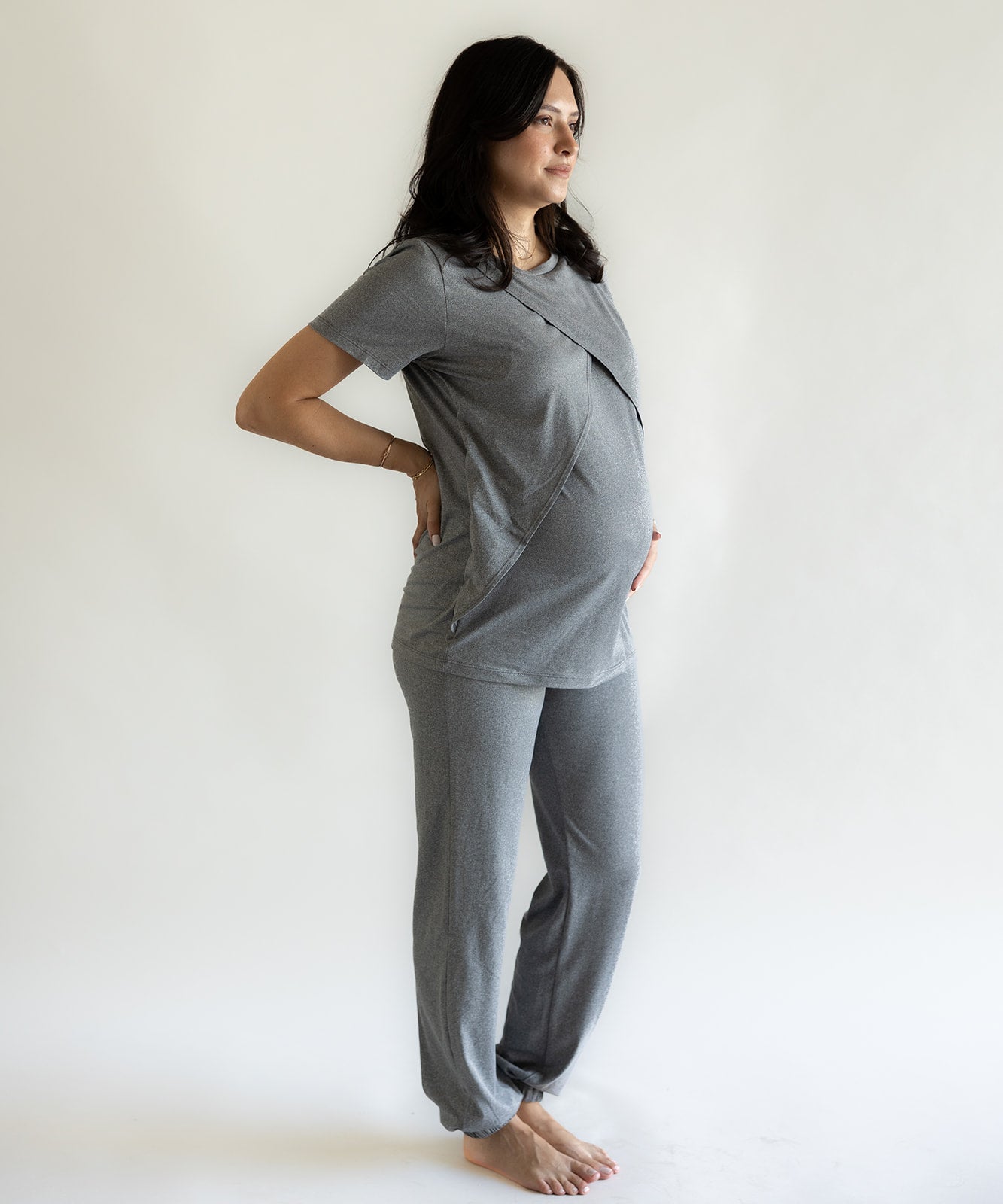 STAY IN GREY PIJAMA