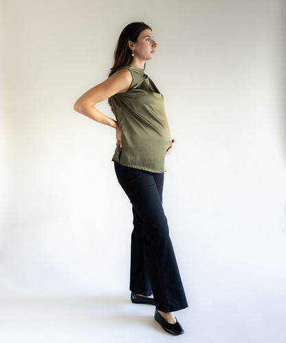 WIDE LEG BLACK JEANS