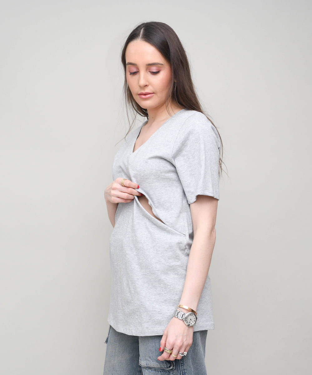 CARING SHIRT GRAY