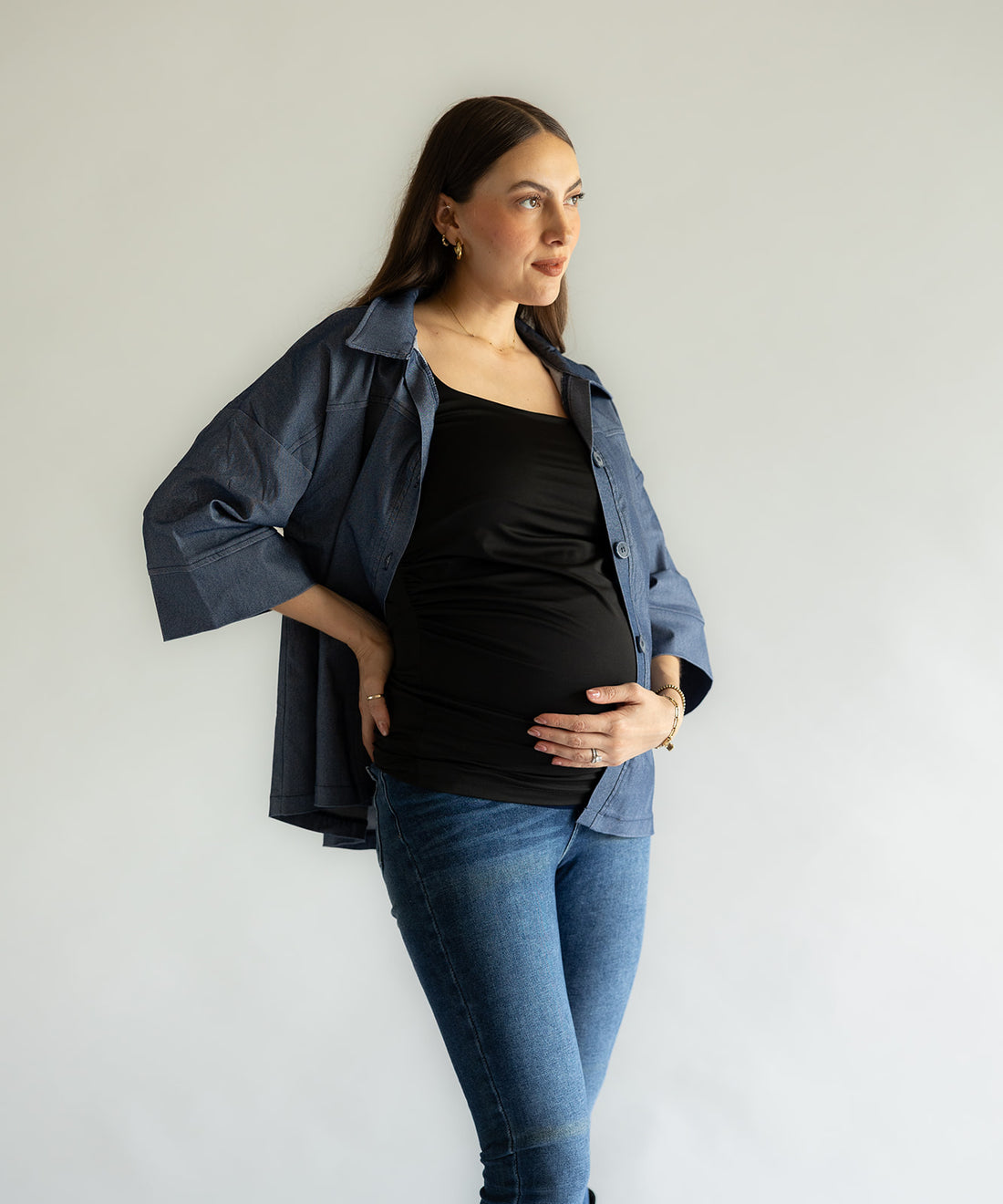DENIM SHIRT BLUE