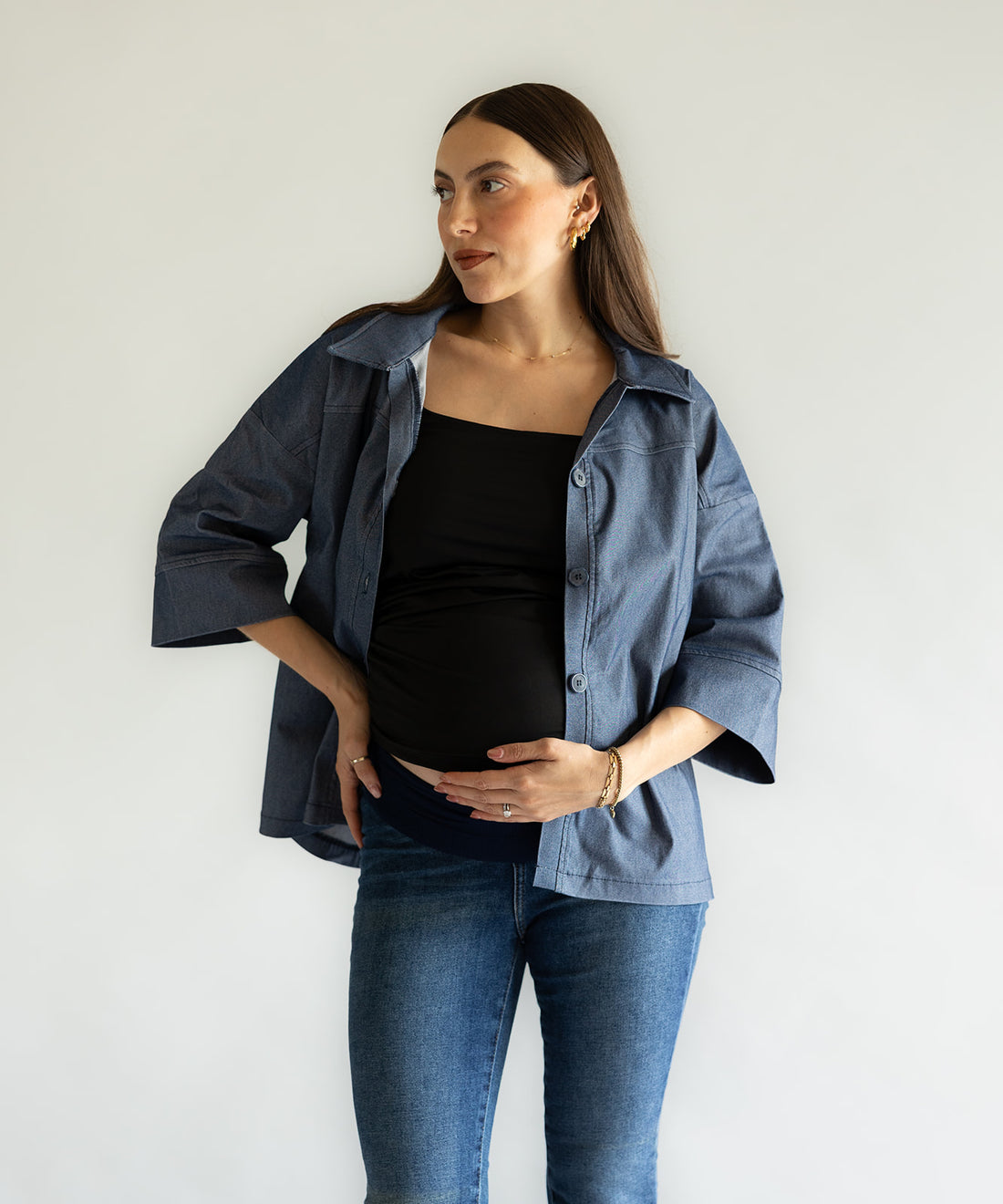 DENIM SHIRT BLUE