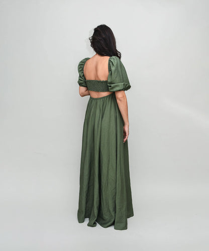 ETHEREAL DRESS GREEN