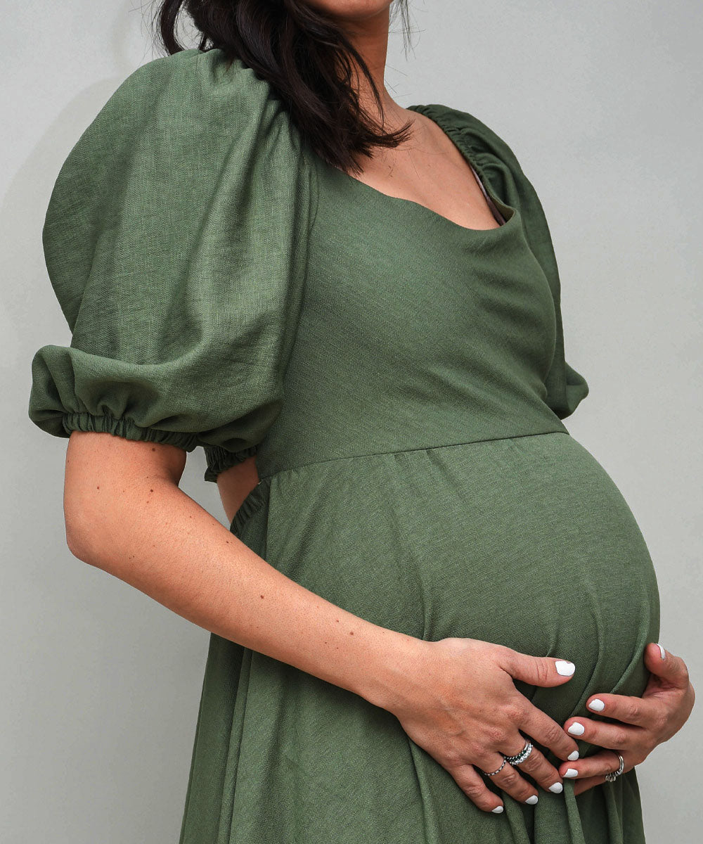 ETHEREAL DRESS GREEN