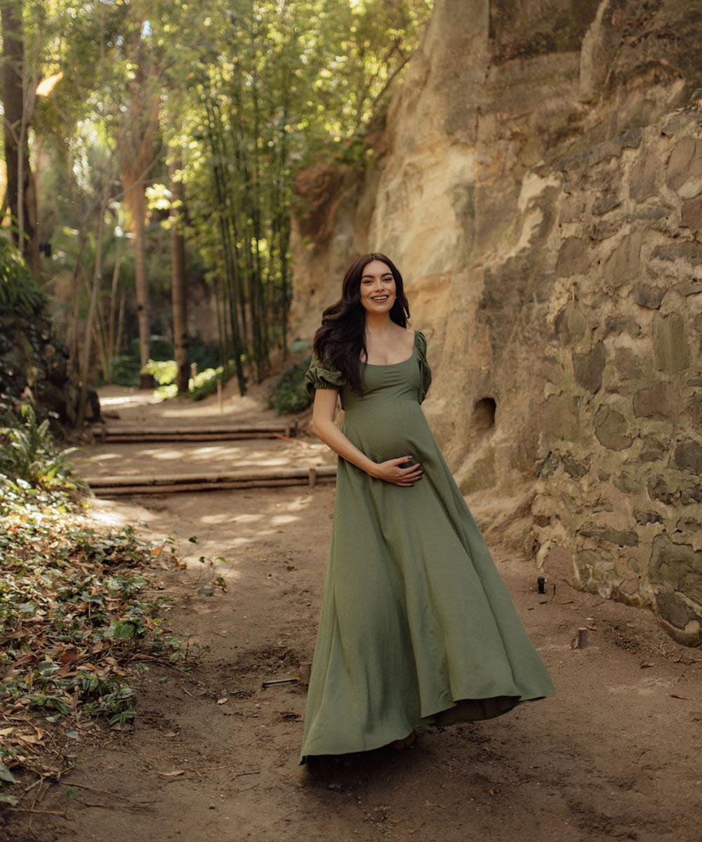 ETHEREAL DRESS GREEN