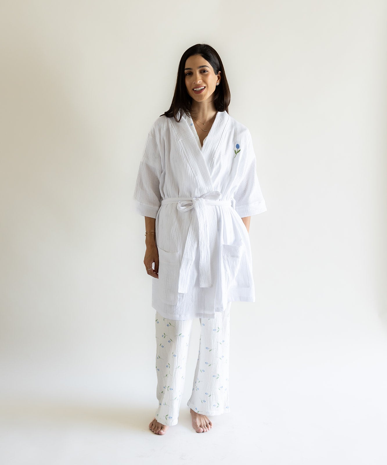 RELAXING ROBE COTTON WHITE